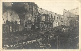 ** T2 Verbrannte Zuckerfabrik / WWI K.u.k. Military, Destroyed And Burnt Down Sugar Factory. Originalfoto F. J. Marik - Unclassified