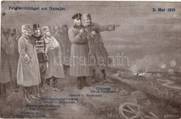T2 1915 Feldherrnhügel Am Dunajec; Erzherzog Joseph Ferdinand, General V. Mackensen, Conrad V. Hötzendorf, Charles IV, F - Non Classés