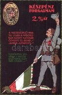 ** T2 Magyar Hadsegélyező Hivatal Propaganda Segélylapja / Hungarian Military Charity Propaganda Card - Non Classés