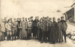 * T2/T3 1918 Orosz Barátkozás A 16. Honvéd Gyalogezred Parancsnokságánál / WWI K.u.K. Military, Russians With K.u.K. Sol - Non Classés