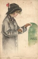 T4 The Sealed Verdict / Lady With Mail Box, Edward Gross Co. B.K.W.I. American Girl No. 50. S: Pearle Fidler LeMuny (b) - Non Classés