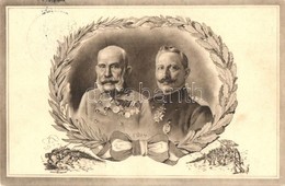 T2 1914 Viribus Unitis Propaganda Card, Wilhelm II, Franz Joseph - Unclassified