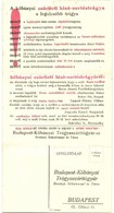 T2/T3 Bosányi, Schietrumpf és Társa Budapest-Kőbányai Trágyaszárítógyár Kinyitható Reklámlapja / Hungarian Fertilizer Dr - Non Classés