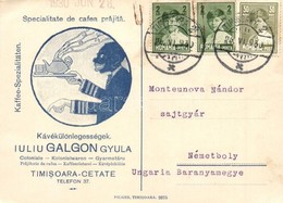 T2/T3 Galgon Gyula Kávékülönlegességek Reklámlapja Temesvárról / Hungarian Coffee Specialty In Timisoara. Advertisement  - Unclassified