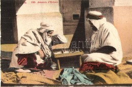 ** T2 Joueurs D'Echecs / Arab Chess Game  (from Postcard Booklet) - Non Classés