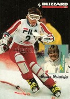 ** T1 Monika Maierhofer Austrian Former Alpine Skier And Olympic Champion - Modern Postcard - Non Classés