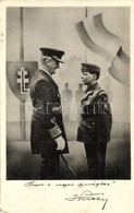 * T2/T3 Bízom A Magyar Ifjúságban! Horthy Miklós Levente Fiúval / Horthy With Hungarian Military Schoolboy, Propaganda ( - Unclassified