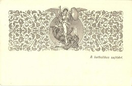 ** T2 A Katholikus Sajtóért. / For The Hungarian Catholic Press. Art Nouveau - Unclassified