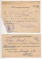 Sashalom 1944. 'Sashalmi Általános Ipartestület' Elismervény 30 Pengős Befizetésről A Hadbavonultak Hozzátartozóinak Seg - Unclassified