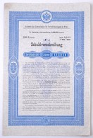 Ausztria / Bécs 1897. 'Bécsi Közlekedési Bizottság' Jelzálogkötvény 2000K-ról, Szelvényekkel T:II
Austria / Vienna 1897. - Unclassified