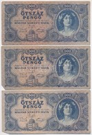 1945. 500P Magyar 'N' Betű Orosz 'P' Helyett (6x) T:II-,III - Unclassified