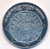 DN 'A Magyar Nemzet Pénzérméi - Az Első évszám Magyar Dénáron 1490-1516' Ag Emlékérem (10,37g/0.999/35mm) T:PP - Unclassified