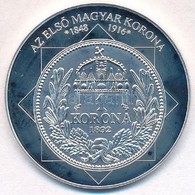 DN 'A Magyar Nemzet Pénzérméi - Az Első Magyar Korona 1892-1925' Ag Emlékérem (10,37g/0.999/35mm) T:PP - Non Classés