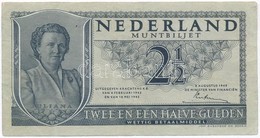 Hollandia 1949. 2 1/2G T:III
Netherlands 1949. 2 1/2 Gulden C:F
Krause 73 - Non Classés