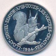 Andorra 1984. 20D Ag 'Európai Mókus' T:PP
Andorra 1984. 20 Diners Ag 'Red Squirrel' C:PP
Krause KM#23 - Unclassified