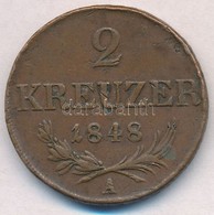 Ausztria 1848A 2kr Cu T:2 Ph., Karc
Austria 1848A 2 Kreuzer Cu C:XF Edge Error, Scratch 
Krause KM#2188 - Non Classés