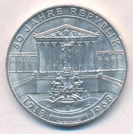 Ausztria 1968. 50Sch Ag '50 éves A Köztársaság' T:1-,2
Austria 1968. 50 Schilling Ag '50th Anniversary Of The Republic'  - Non Classés