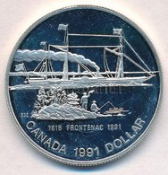 Kanada 1991. 1$ Ag 'S.S. Frontenac' T:PP Ujjlenyomat, Felületi Karc
Canada 1991. 1 Dollar Ag 'S.S. Frontenac' C:PP Finge - Non Classés