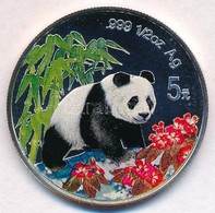 Kína 1997. 5Y Ag 'Panda' Multicolor T:1,1-
China 1997. 5 Yuan Ag 'Panda' Multicolor C:UNC,AU - Non Classés
