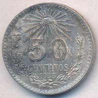 Mexikó 1943. 50c Ag T:2
Mexico 1943. 50 Centavos Ag C:XF - Non Classés