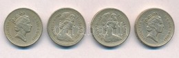 Nagy-Britannia 1983-1987. 1Ł (4xklf) T:2,2-
Great Britain 1983-1987. 1 Pound (4xdiff) C:XF,VF - Non Classés