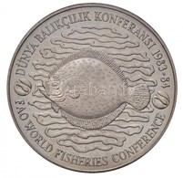 Törökország 1984. 500L Cu-Ni 'FAO - Halászat Világkonferencia' T:1,1- 
Turkey 1984. 500 Lira Cu-Ni 'FAO - World Fisherie - Non Classés