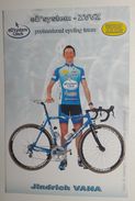 Jindrich Vana  Czech Republik ED'system ZVVZ Professional Cycling Team Mint Card - Sport