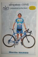 Martin Mares  Czech Republik ED'system ZVVZ Professional Cycling Team Mint Card - Sport