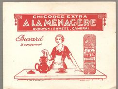 Buvard A LA MENAGERE Chicorée Extra DUROYON & RAMATTE à Cambrai - Café & Thé
