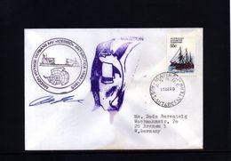 Australian Antarctic Territory 1985 Interesting Ship Letter - Briefe U. Dokumente