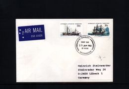 Australian Antarctic Territory 1982 Casey Station Interesting Letter - Briefe U. Dokumente