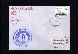 Australian Antarctic Territory 1987 Casey Station Interesting Ship Letter - Briefe U. Dokumente