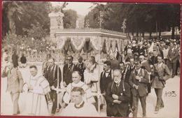 Oude Foto Fotokaart Old Photocard Religious Procession Processie Monstrans Ostensorium Onbekend Inconnu Te Identificeren - Lourdes