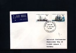 Australian Antarctic Territory 1981 Macquarie Is. Station Interesting  Letter - Briefe U. Dokumente