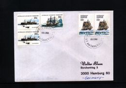 Australian Antarctic Territory 1986 Davis Station Interesting Ship  Letter - Brieven En Documenten