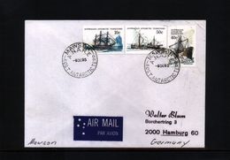 Australian Antarctic Territory 1985 Mawson Station Interesting  Letter - Brieven En Documenten