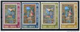 Turks And Caicos Islands, 1969, Christmas, Religion, MNH, Michel 238-241 - Turks And Caicos