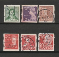 Small Collection Of Sweden 6V Used [Set 24] - Emissions Locales