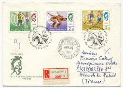 Hongrie - 2 Enveloppes FDC - Série Sports 1969 - Other & Unclassified