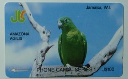 Jamaica - GPT - JAM-8A - 8JAMA - Amazona Agilis - $100 - Used - Giamaica