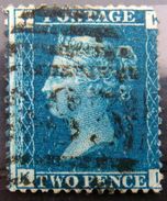 GREAT BRITAIN 1869 2d Queen Victoria PLATE 14 Used Scott 30P14 CV$38 WATERMARK : LARGE CROWN - Used Stamps
