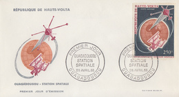 Enveloppe  FDC  1er  Jour    HAUTE  VOLTA     Station   Spatiale   OUAGADOUGOU   1966 - Africa