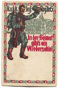 Austria - Hungary - INF. REGIMENT Nr. 6, K.u.K. Feldpost Art PC 1916. WW1 - Guerra 1914-18