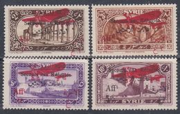 Syrie P. A. N° 34 / 37 (.) : La Série Des 4 Valeurs Neuf Sans Gomme Sinon TB - Airmail