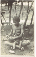 Carte Photo Katanga Panda Gabriel L. N° 46 Mere Et Enfants Seins Nus - Congo Belge