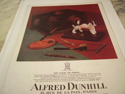 ANCIENNE PUBLICITE BRIQUET ALFRED DUNHILL - Autres & Non Classés