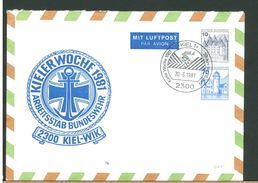 GERMANY - BUNDESWEHR - KIEL WOCHE 1981 - Private Covers - Mint