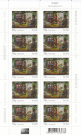 Iceland 2014 MNH Minisheet Of 10 Gunnlaugur Scheving Visual Arts V - Blokken & Velletjes