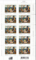 Iceland 2014 MNH Minisheet Of 10 Porvaldur Skulason Visual Arts V - Blocks & Sheetlets