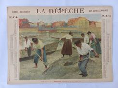 Calendrier La Dépêche - 1904 - Grand Format : 1901-20